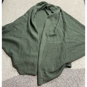 rue21 Women's Size Large Shawl Collar Open Front Cardigan Green